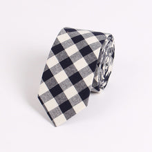 Mantieqingway Men's Suit Tie Classic Men's Plaid Necktie Formal Wear Business Bowknots Ties Male Cotton Skinny Slim Ties Cravat