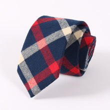 Mantieqingway Men's Suit Tie Classic Men's Plaid Necktie Formal Wear Business Bowknots Ties Male Cotton Skinny Slim Ties Cravat