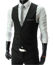 2017 New Arrival Dress Vests For Men Slim Fit Mens Suit Vest Male Waistcoat Gilet Homme Casual Sleeveless Formal Business Jacket
