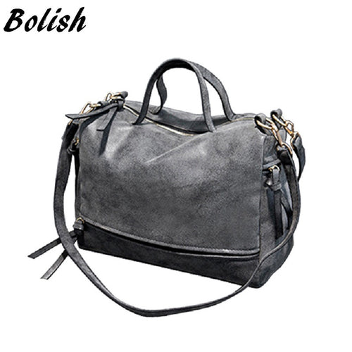 New Arrive Women Shoulder Bag Nubuck Leather Vintage Messenger Bag Motorcycle Crossbody Bags Women Bag