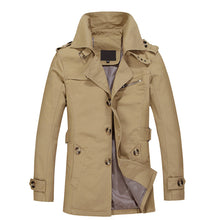 2017 New Jacket Men Fashion Design Veste Homme Formal Spring Winter Suit Coat Solid Cotton Khaki Brand Clothing M-5XL Men Jacket